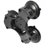 RAM Mounts Twist-Lock trojitá základňa s prísavkou kompozit čierna RAP-365-224-1BU