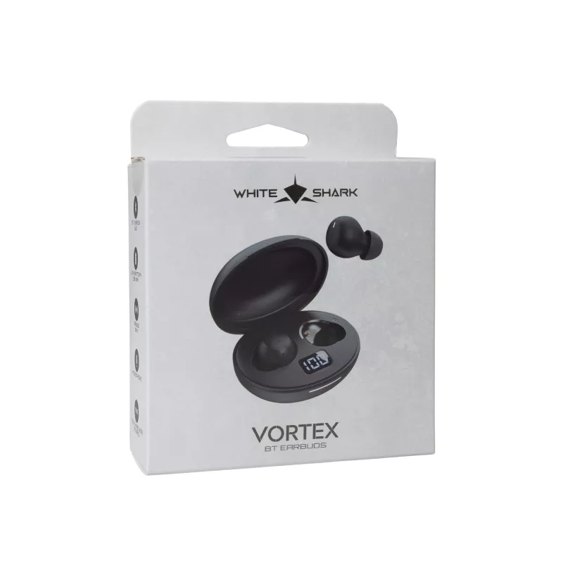 Bezdrôtové slúchadlá White Shark GEB-TWS-02 Vortex čierna