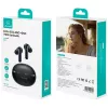 Bluetooth slúchadlá Usams TWS E02 ANC+ENC čierne