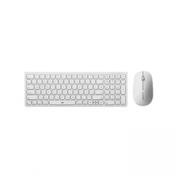 Alogic Echelon Compact USB-C BT klávesnica nemecká + myš biela - klávesnica - USB Type-C - klávesnica - USB Type-C