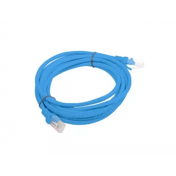 Patch kábel LANBERG PCU6-20CC-0300-B RJ45 Cat.6 3 m modrý U/UTP CCA 250 MHz