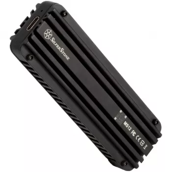 SSD puzdro Silverstone MS12 čierne M.2