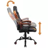 PC herná stolička Subsonic SA5573-D4 čalúnené sedadlo čierna oranžová