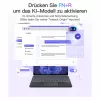 inateck klávesnica Surface sivá, Sureface GO 1-4 Com. QWERTZ