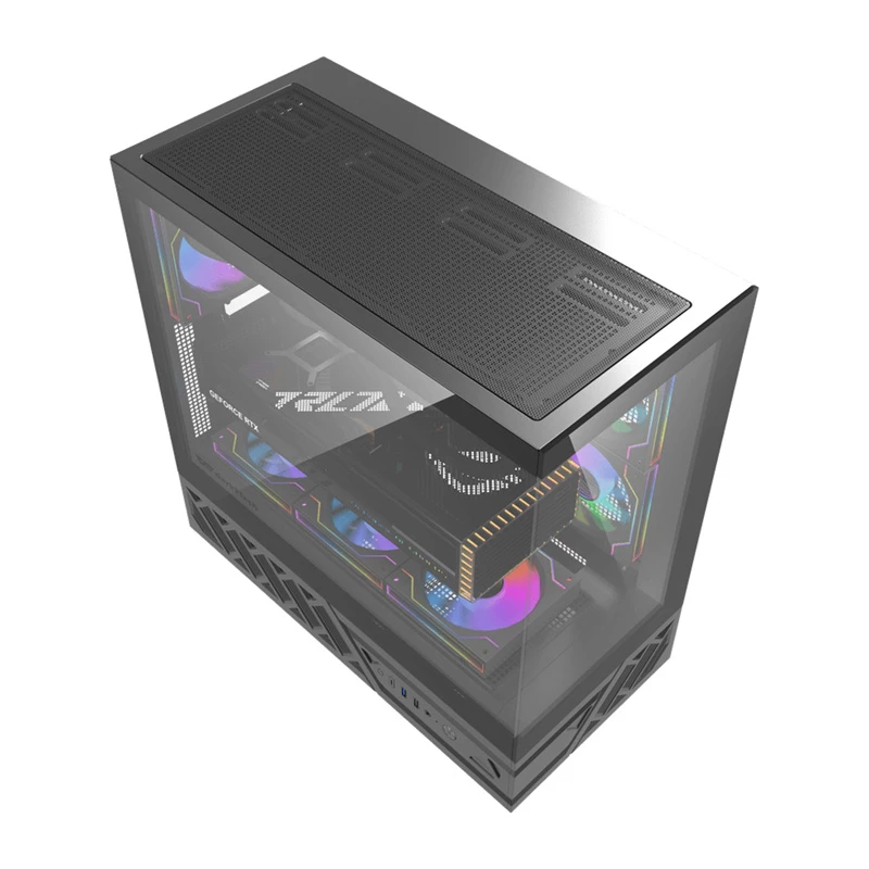 Počítačová skriňa DarkFlash DS950 (čierna) – Midi-Tower kompatibilná s ATX