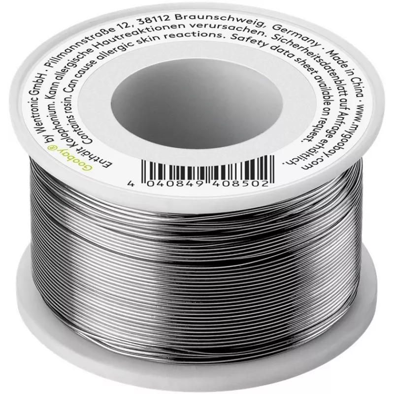Spájkovací cín GOOBAY bezolovnatý 0,56 mm 100 g – s tavidlom, zliatina na báze Sn