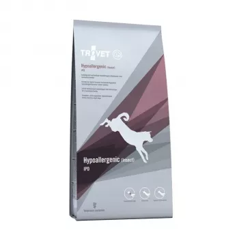 Suché krmivo pre psov TROVET Hypoallergenic Insect 10 kg — kompletné bezobilninové krmivo pre dospelé psy, 21 % bielkoviny, 16 % tuk