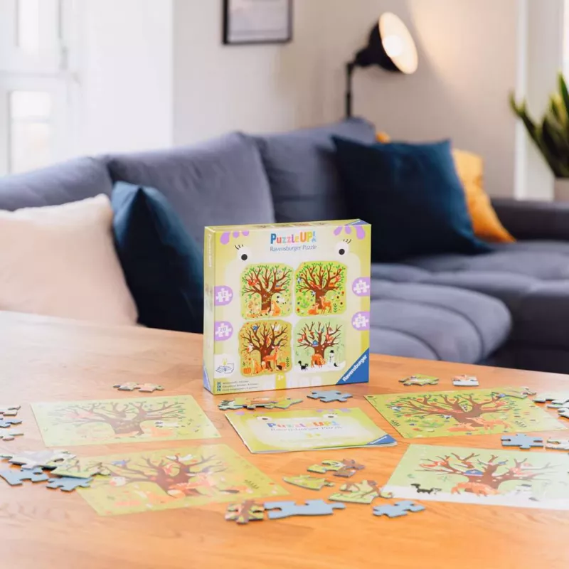 Puzzle UP - štyri ročné obdobia (12, 16, 20 a 24 dielov)
