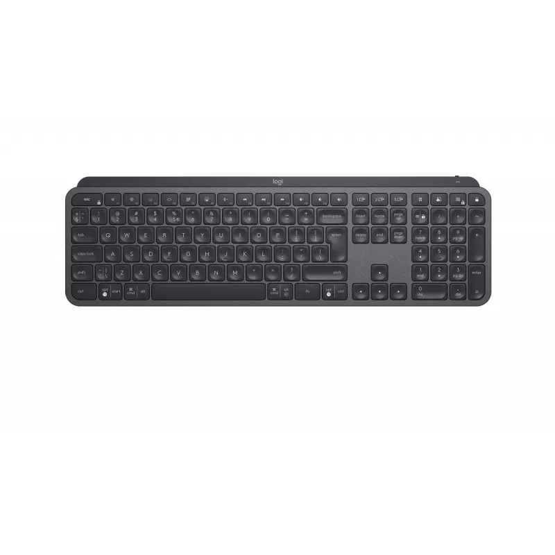 Logitech MX Keys for Business - klávesnica - podsvietená - bezdrôtová - Bluetooth, 2,4 GHz - QWERTY - GB - grafitová (920-010250)