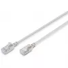 Digitus CAT 6A F-FTP tenký patch kábel 10 m sivý