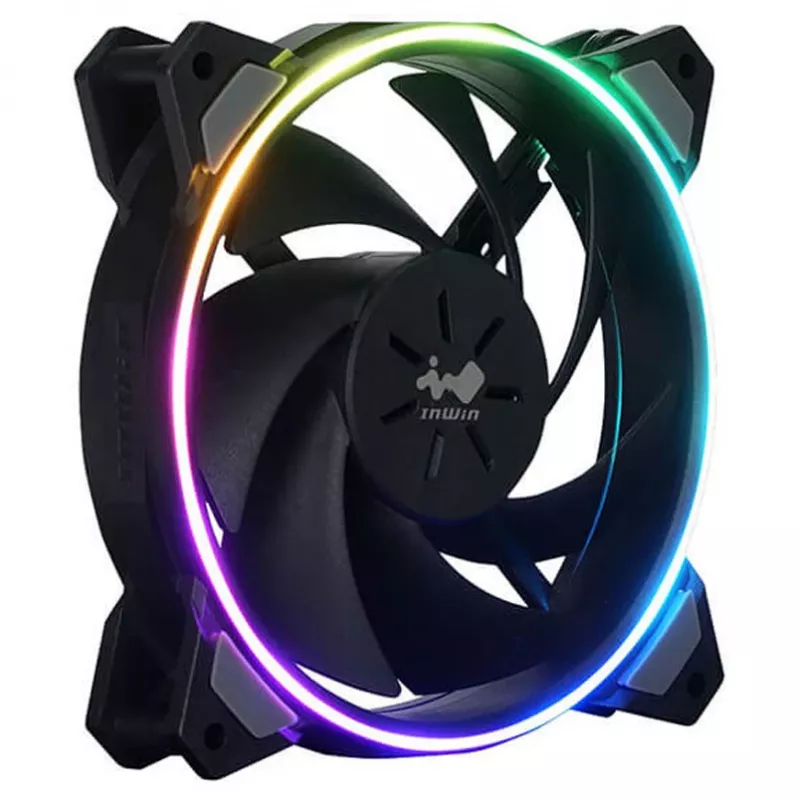 Ventilátor do skrine in win SIRIUS LOOP X3 120mm 3-RGB, 120 mm, 3-RGB osvetlenie