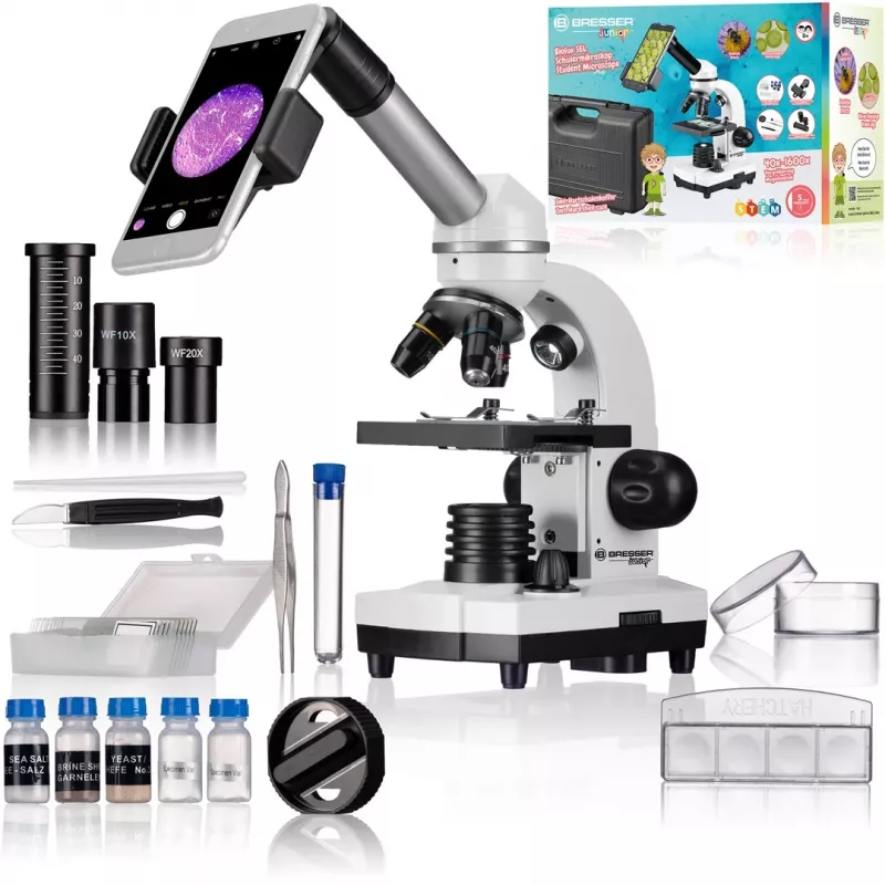 Optický mikroskop Bresser JUNIOR Biolux SEL 1600x 40x až 1600x