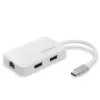 Edimax EU-4308 USB-C rozbočovač, 3x USB 3.0 + Gigabit Ethernet