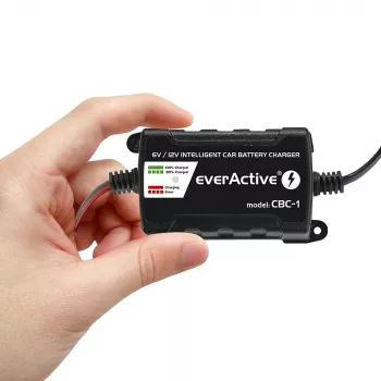 Nabíjačka autobatérie everActive CBC1 6V/12V