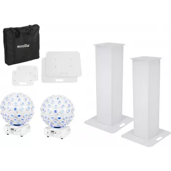 Sada pódioveho stojana EUROLITE 20000652 100 cm s 2× LED B-40 White Effect