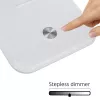 LED stolová lampa MACLEAN MCE614W 9 W, biela, nastaviteľný sklon a stmievateľná