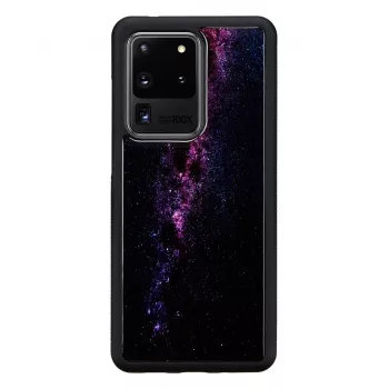 Ochranné puzdro iKins pre Samsung Galaxy S20 Ultra – čierny povrch Milky Way