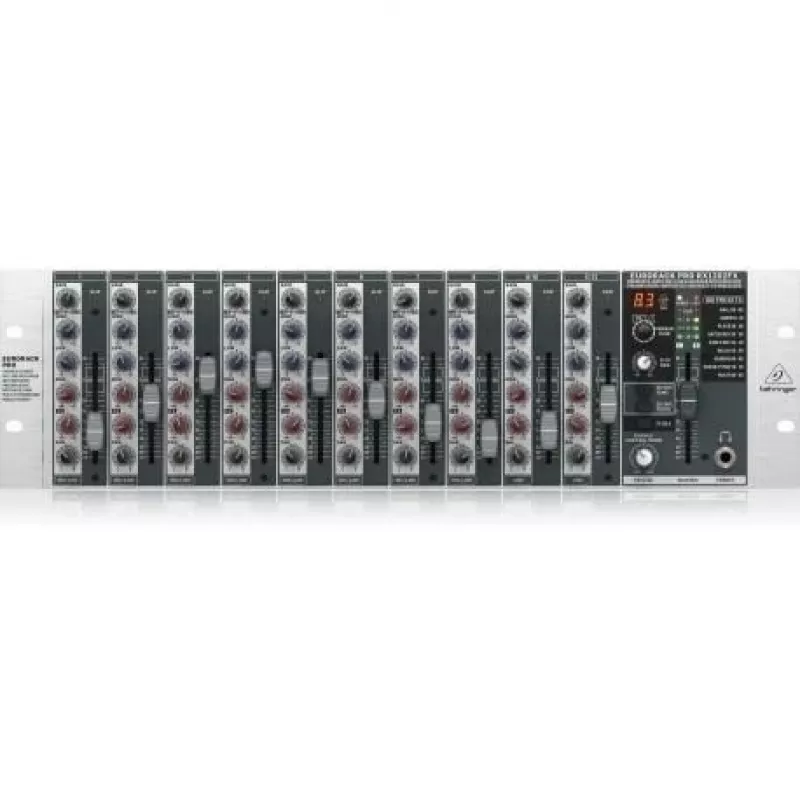 Behringer RX1202FX V2 audio mixér 12 kanálov sivý