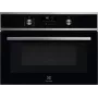 Vstavaná rúra Electrolux EVL6E49X, kompaktná 45 cm, kov, čierna, CombiQui