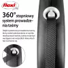 Flexi Black Design L 5 m vôdzka pre psov s navíjacím mechanizmom
