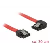 SATA kábel DeLOCK 83963 0,3 m SATA 7-Pin čierny červený