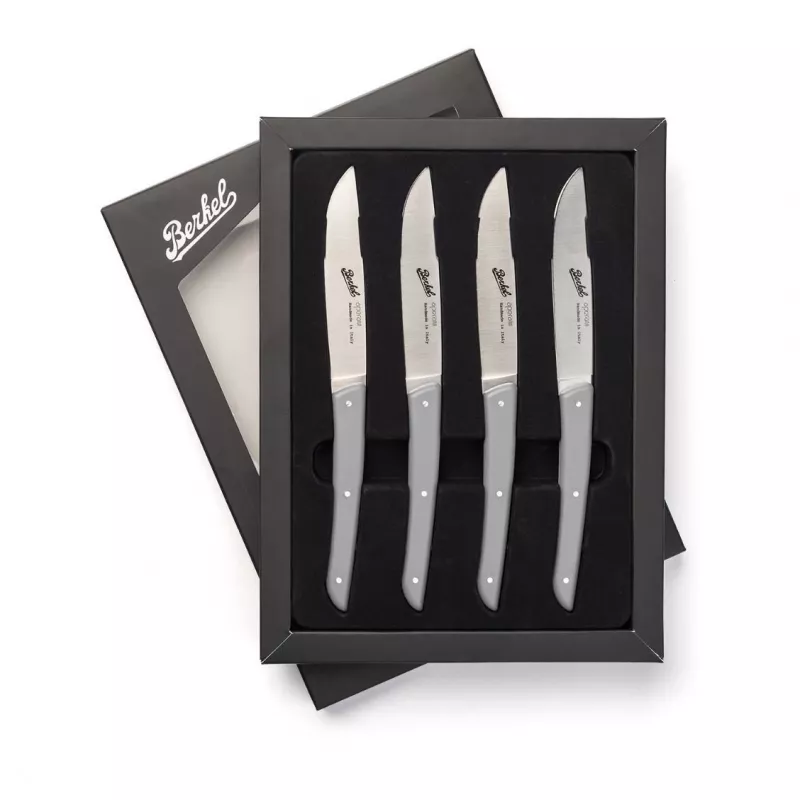 Berkel sada steakových nožov 4 ks farba sivá