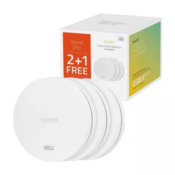 Avanca Hombli smart detektor dymu biely 2+1 promo balenie