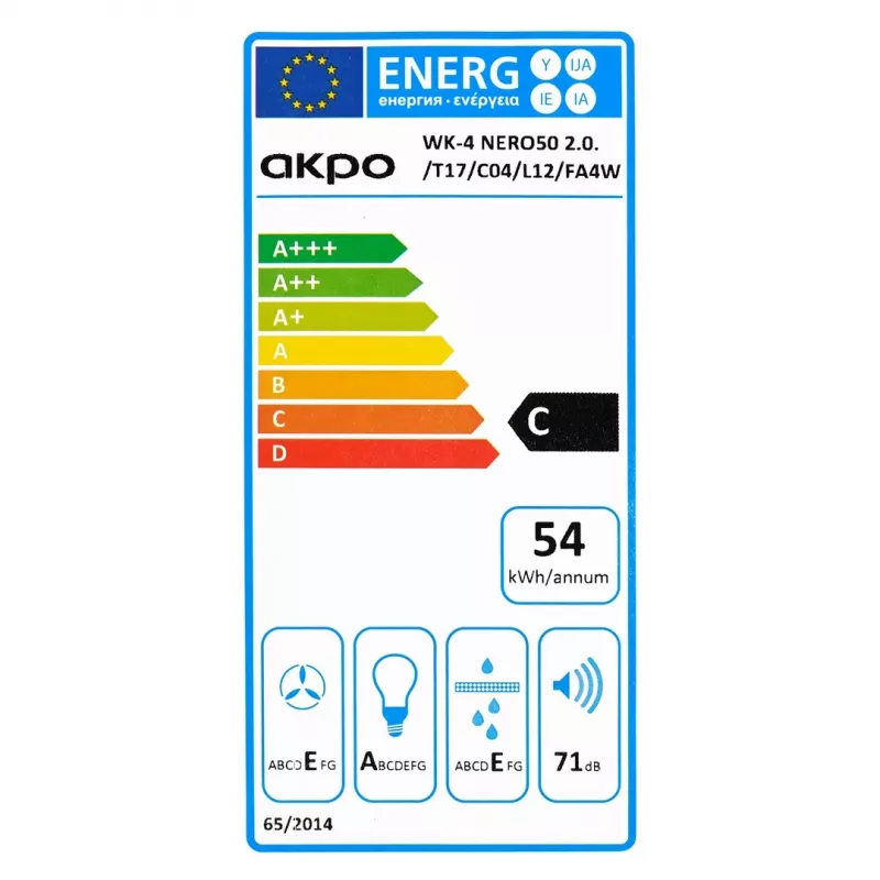 AKPO WK-4 Black LINE 2.0 60 čierna T300 LED lineárny digestor/aktor