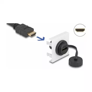 DeLOCK Easy 45 HDMI modul 45 x 45 mm dĺžka kábla 0,045 m