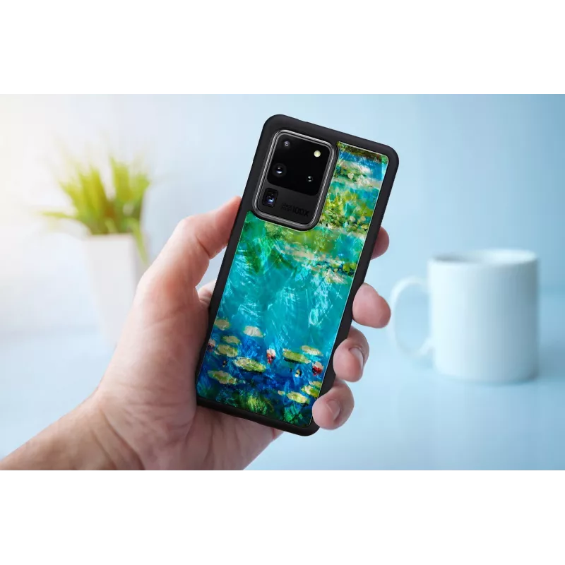 Ochranné puzdro iKins pre Samsung Galaxy S20 Ultra – čierny dizajn lekien