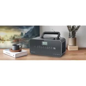 Muse M-28 DG CD prehrávač prenosný CD prehrávač čierny