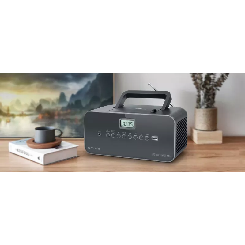 Muse M-28 DG CD prehrávač prenosný CD prehrávač čierny