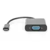 DIGITUS DA-70853 USB-C na VGA adaptér, Full HD 1080p, čierny