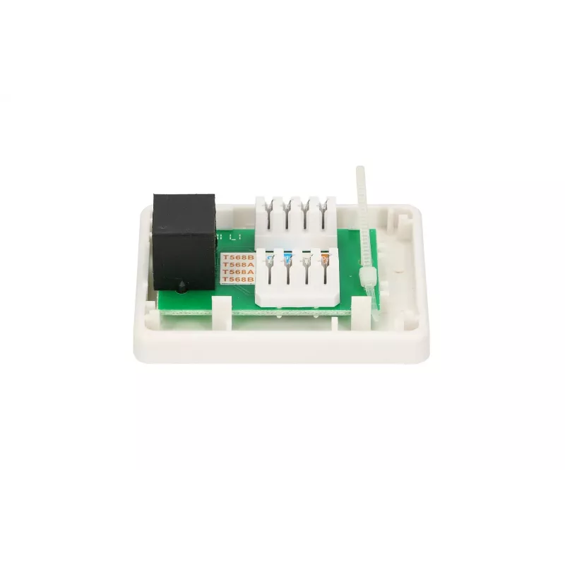 Extralink zásuvka na povrchovú montáž, 1x RJ45 CAT5E UTP