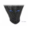 Opletená hadica DeLOCK 19033 10 m x 16 mm čierna