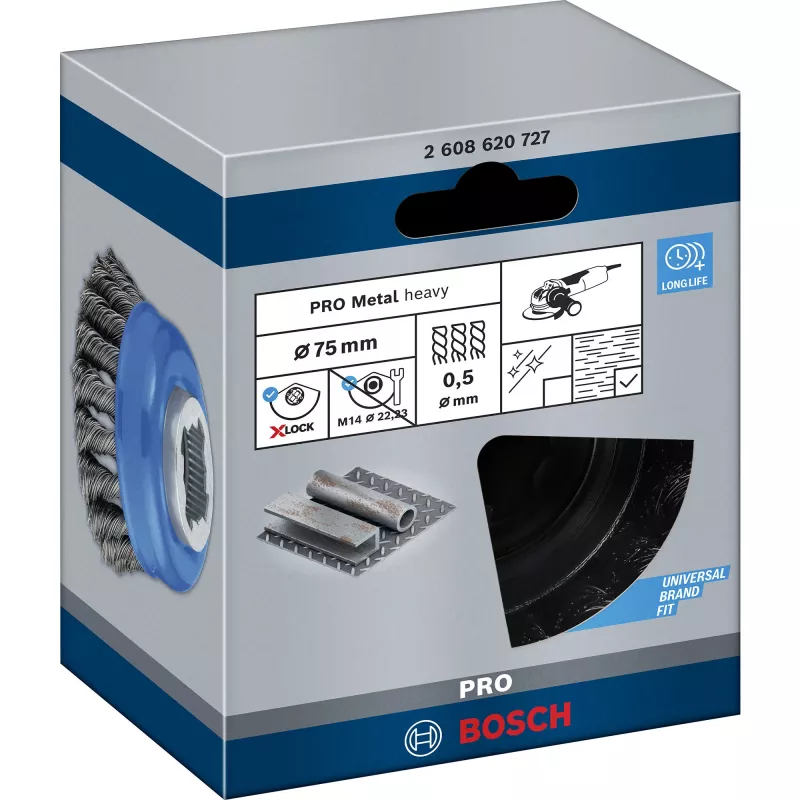 Bosch 2 608 620 727 príslušenstvo k uhlovej brúske miskovitá kefa