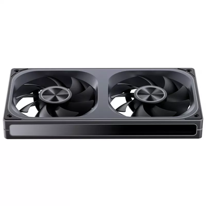 120mmx2 ARGB PWM ventilátor do skrine, Jonsbo ZA-240 Infinity Mirror 240mm čierny