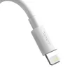Baseus TZCALZJ-02 kábel k telefónu biely 1,5 m USB A Lightning