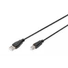 Assmann USB prepojovací kábel. Type-A - B M/M. 1,0m. vhodný pre USB 2.0. UL. čierny (AK-300102-010-S)