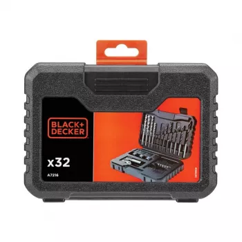 BLACK & DECKER | 32-dielna sada vrtákov a bitov | A7216-XJ