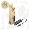 USB hub CLUB3D USB 3.2 Gen1 Type-A s 3 portami a Gigabit Ethernet