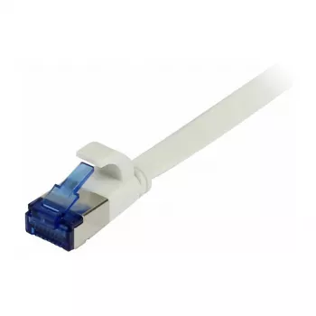 Synergy 21 patch kábel RJ45, CAT6A 500 MHz, 0,15 m, biely, U/FTP, plochý, TPE (Superflex), AWG32, Synergy 21 – typ kábla U/FTP – páry žíl fóliou tienené