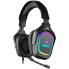 Gaming headset s mikrofónom AP-U750MV, čierny (USB, RGB)
