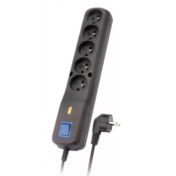 Lestar 5w Lv-530wa, prepäťová ochrana, 1,5 m, čierna Lv-530w G-a K. Cz 1,5m