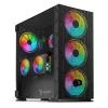 SAVIO PC skriňa Raptor X1 ARGB sklo/mesh čierna