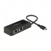DeLOCK 63927 Adaptér USB-C na 2x Gigabit LAN, čierny
