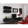 Cama TV stojan VIGO 140 30/140/40 čierny/čierny lesklý