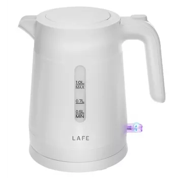 Rýchlovarná kanvica LAFE 1 L 2200 W biela