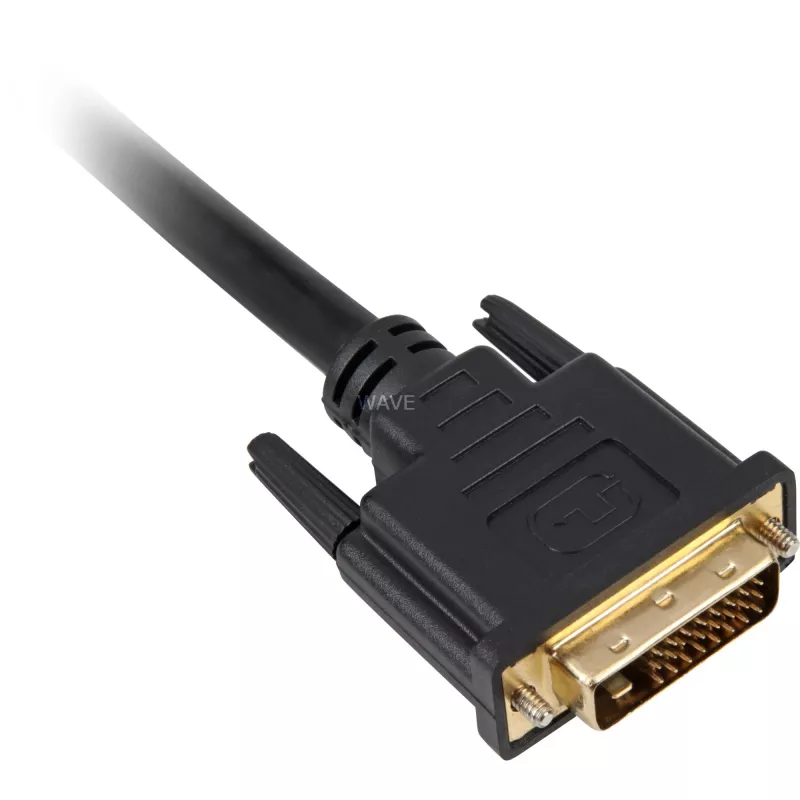 DVI kábel Sharkoon DVI-D/DVI-D (24+1) 1 m