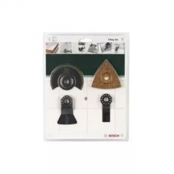 Bosch Starlock 4-dielna sada na dlaždice, spracovanie kovu, spracovanie dreva, 4 nástroje